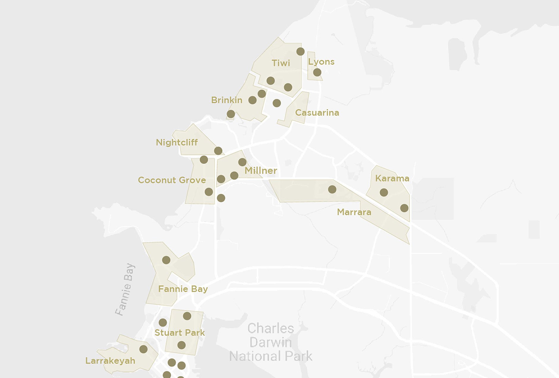 Darwin Map