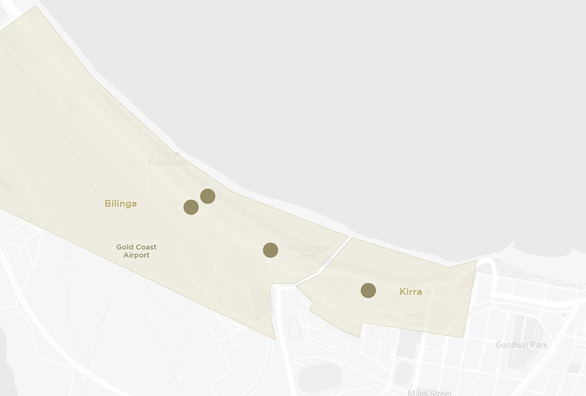 Gold Coast Map